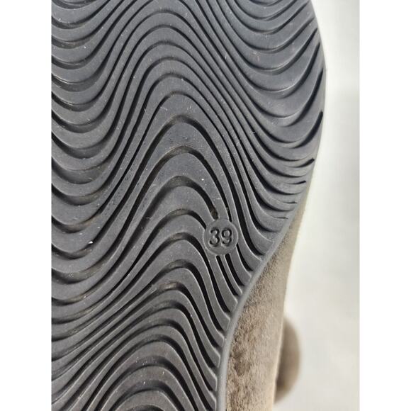 Ecco Womens Suede Flats Size US 8/8.5 Dark Green Cottagecore - Picture 9 of 9